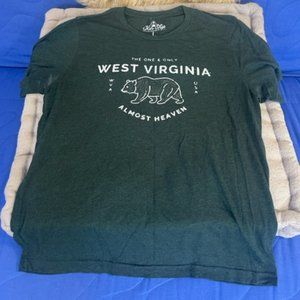 T-shirt WV Emerald Green, Men's Large